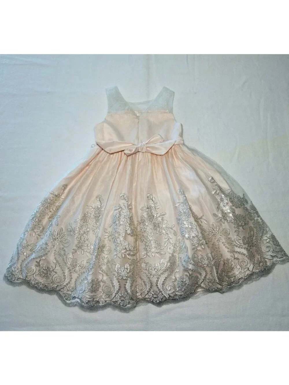 American Princess Light Pink Lace Dress Size 5